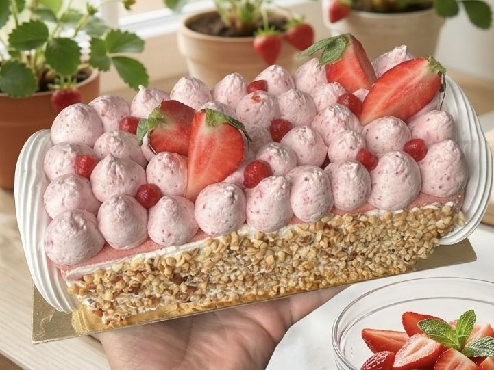 vacherin glacé fraise vanille à APT